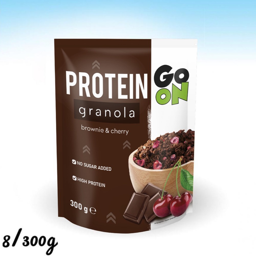 جو اون جرانولا بروتين بالشوكولاتة والكرز بدون سكر 300غم