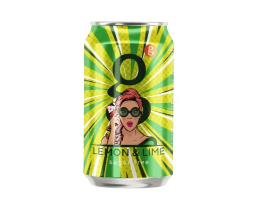 جي مشروب غازي لايم و ليمون(خالي من السكر) 300مل