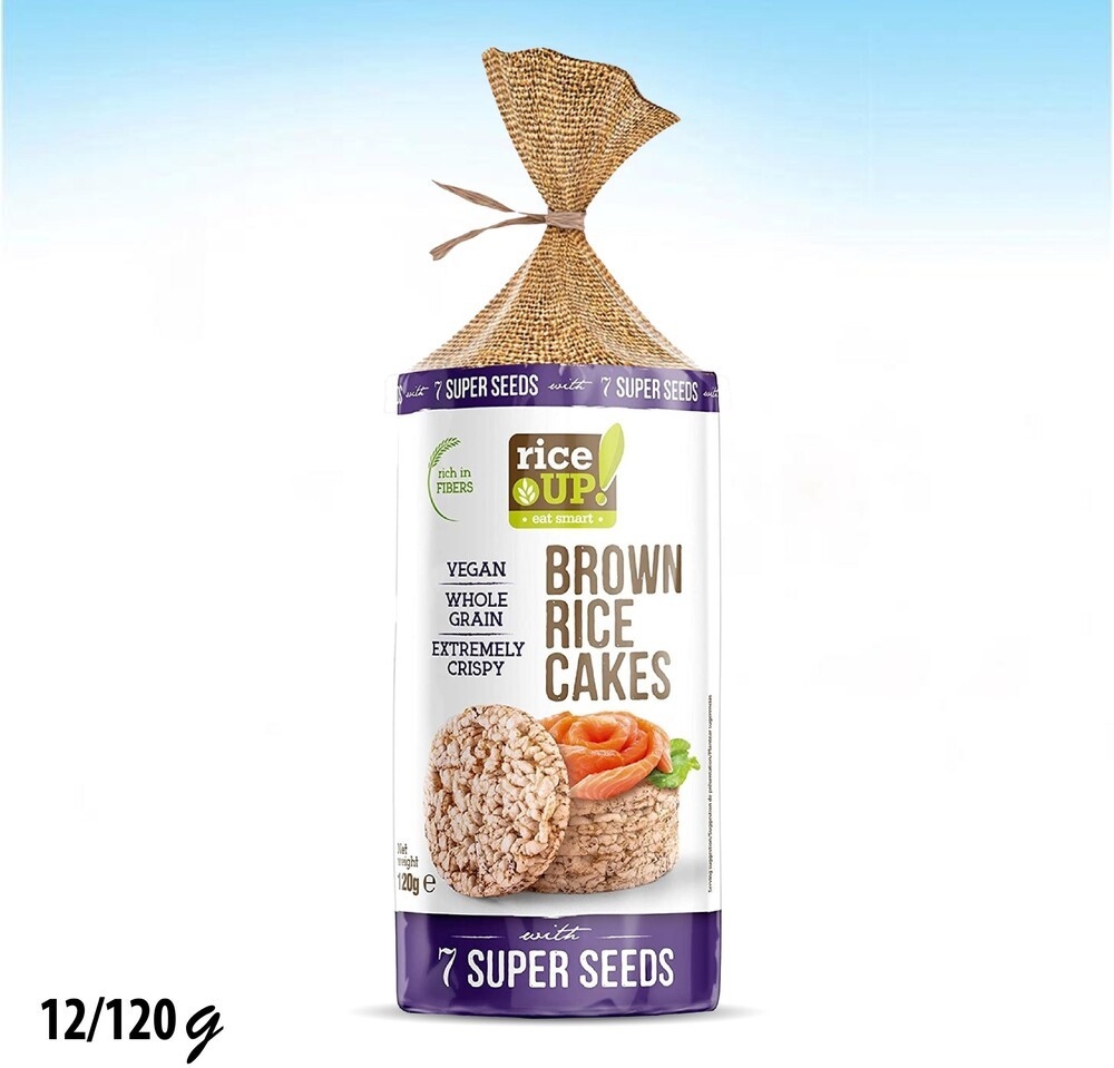 رايز كيك 7 حبوب بدون جلوتين 120غم