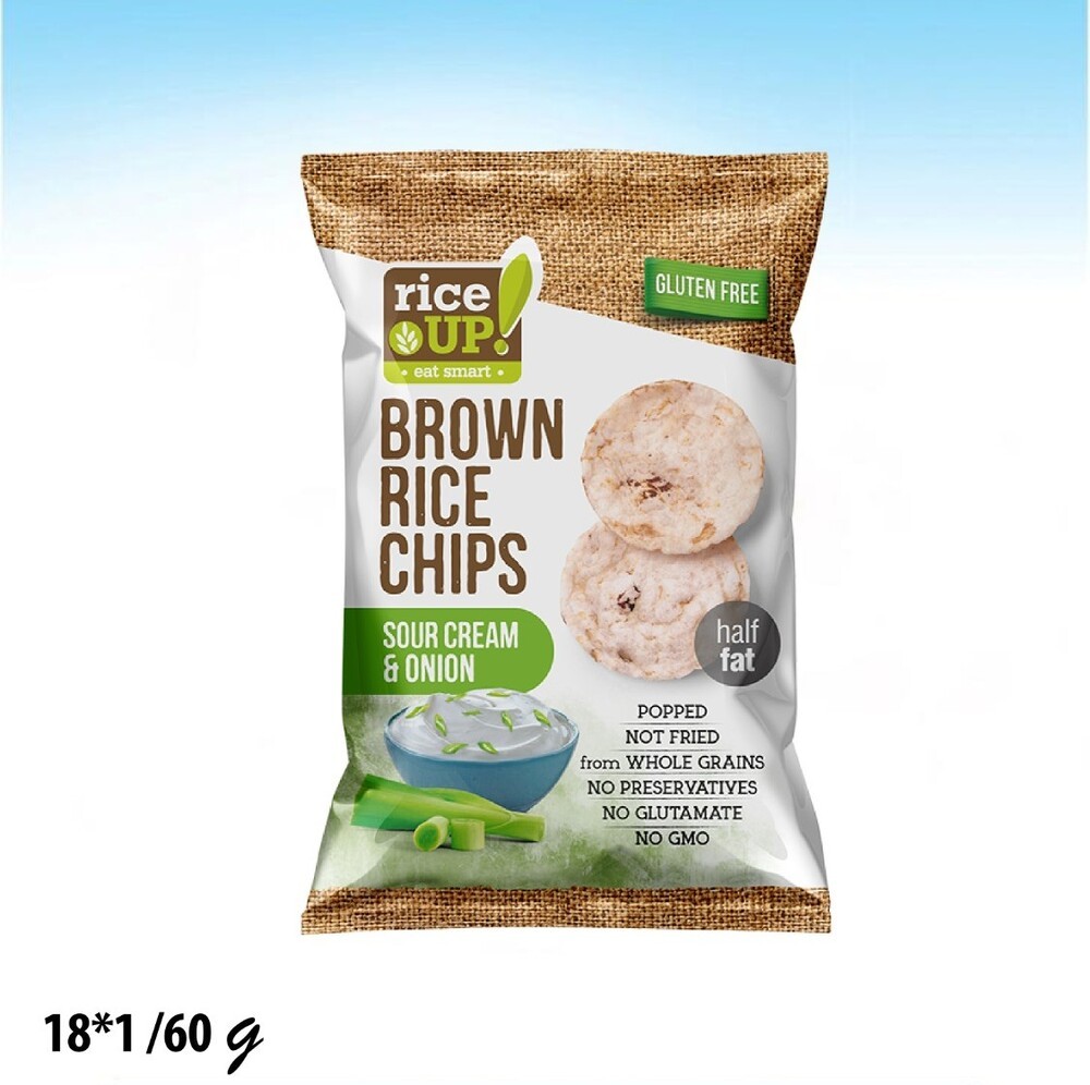 رايز اب شيبس بنكهة الكريمة الحامضة والبصل 60غم