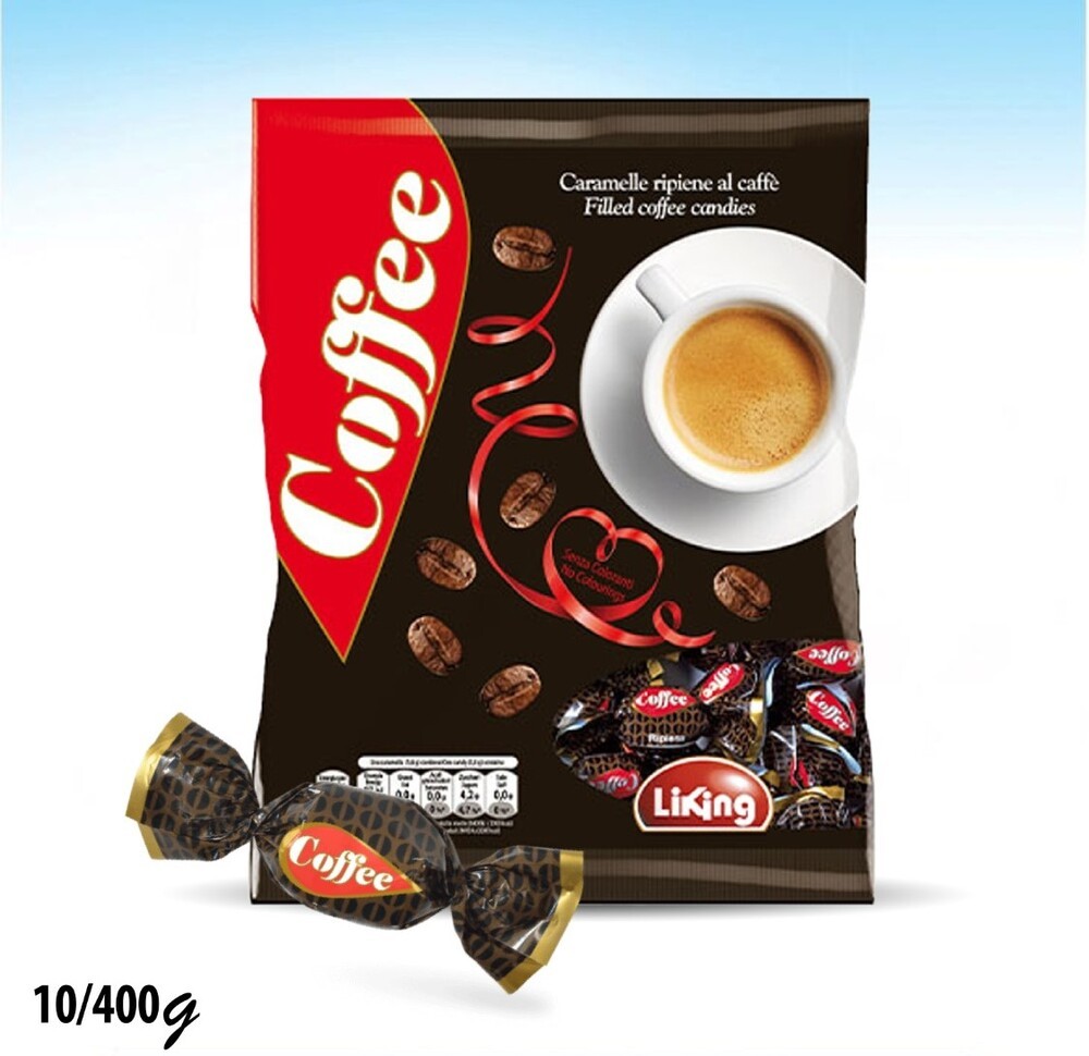 حلوى (LIKING) محشوة بالقهوة بدون جلوتين400 غم