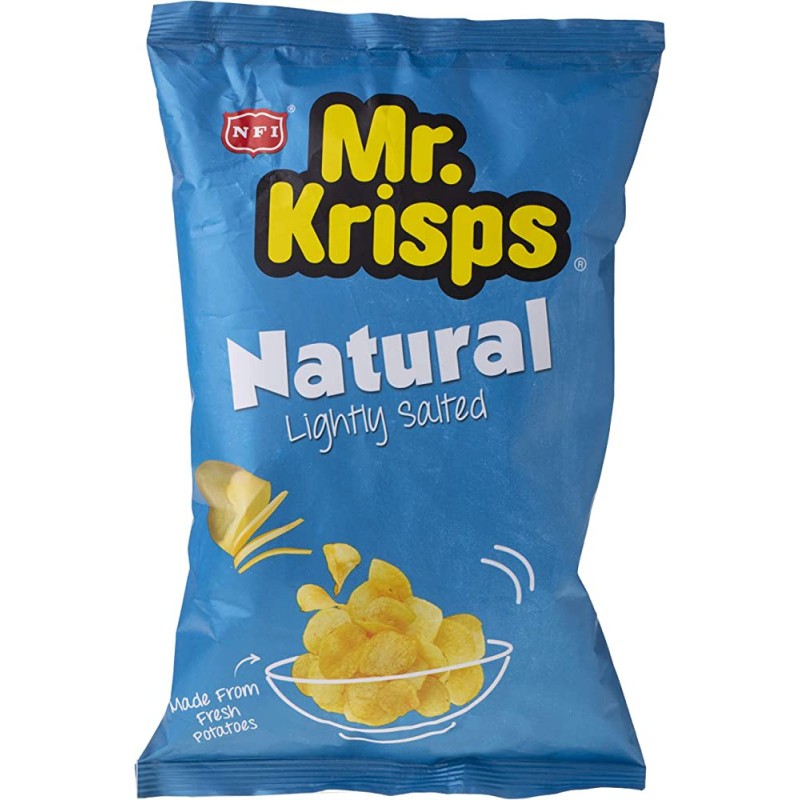 مستر كرسبي شيبس بالملح خالي من الجلوتين 80 غم