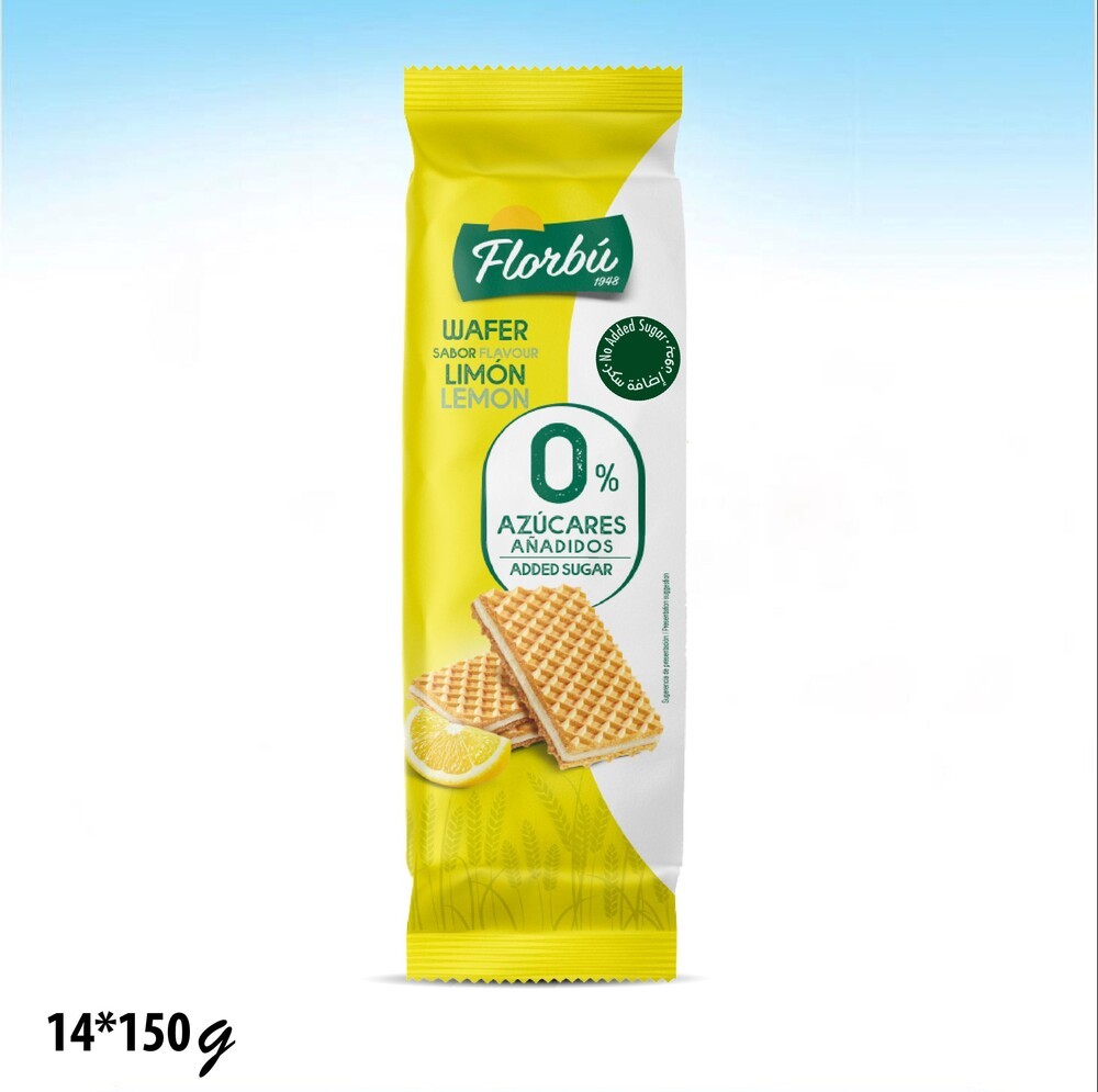 ويفر فلوربو بالليمون بدون سكر 150غم