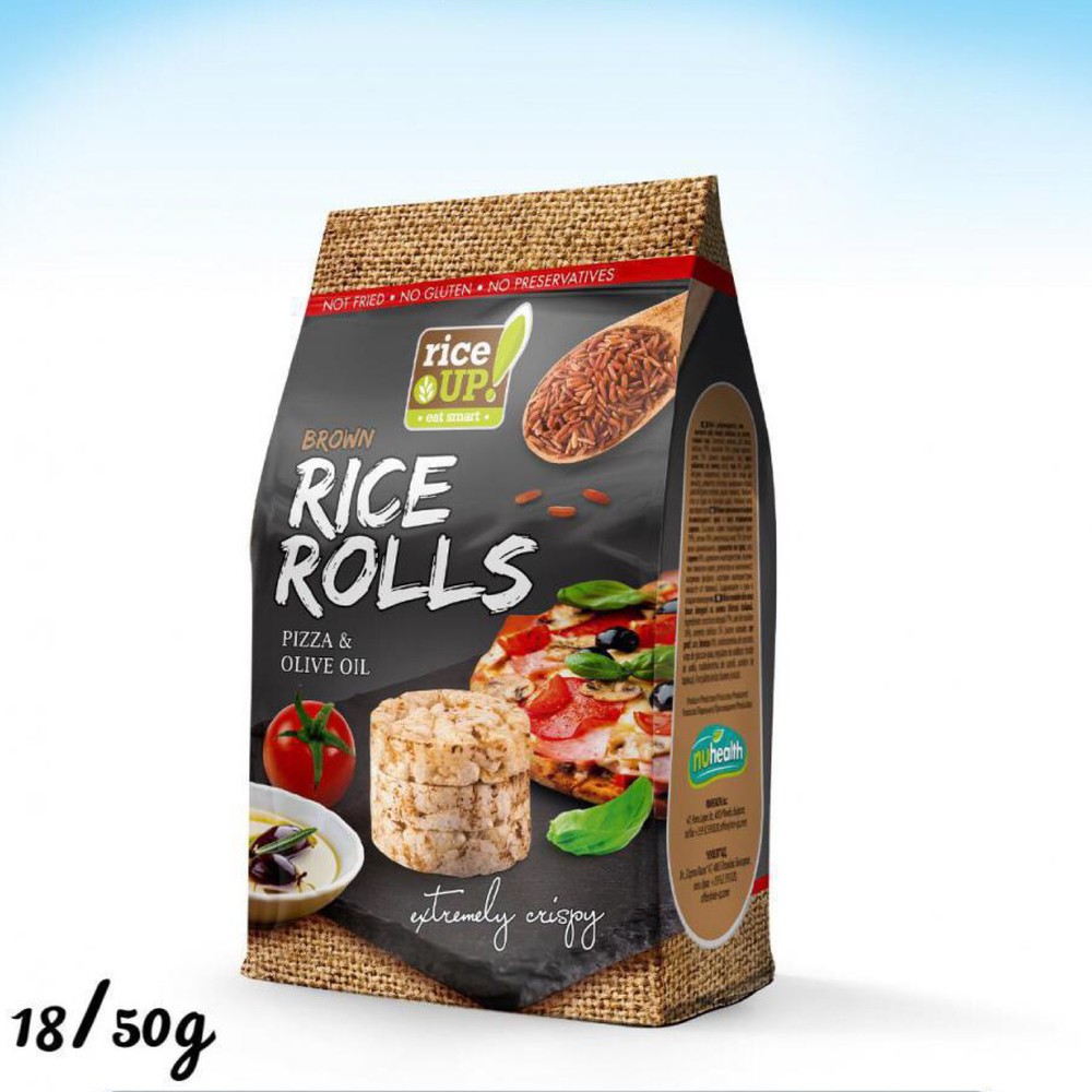 ميني رايز كيك بالبيتزا وزيت الزيتون بدون جلوتين 50غم