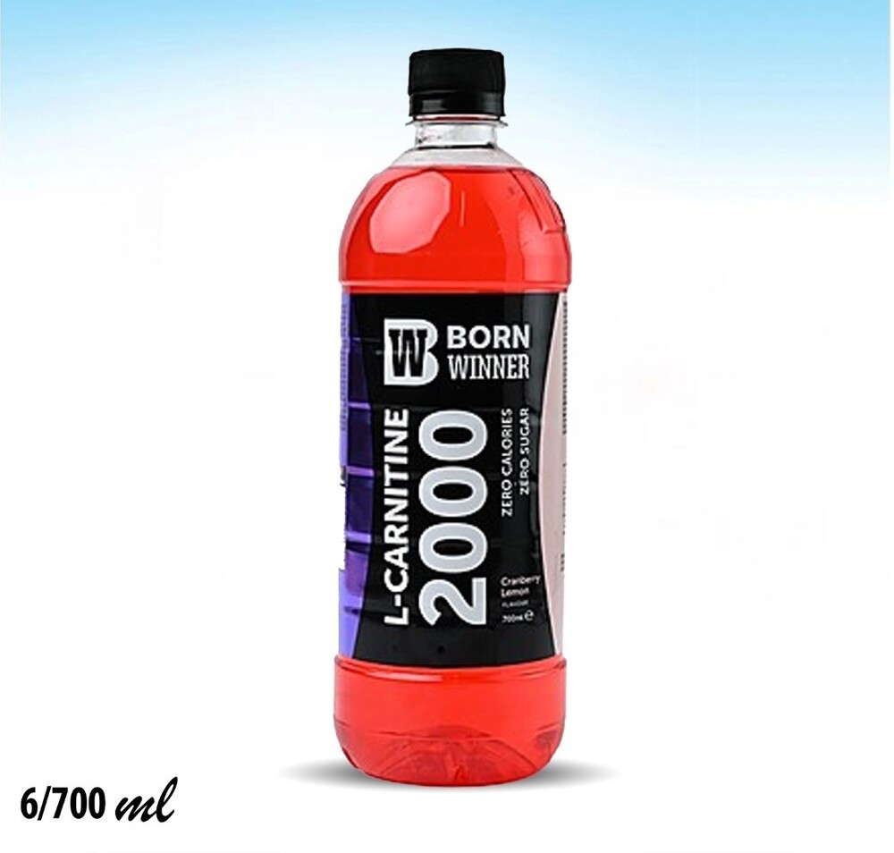 مشروب بورن وينير الكارنتين بالكرز والليمون بدون سكر وبدون كالوريز 700 مل