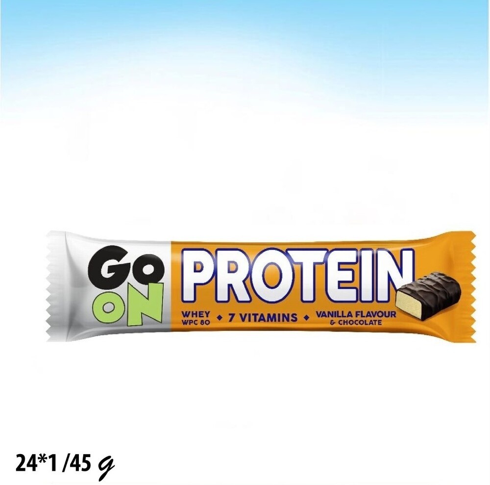 جو اون بروتين بار WHEY بالفانيلا مع الشوكولاتة و الفيتامينات 50 غم