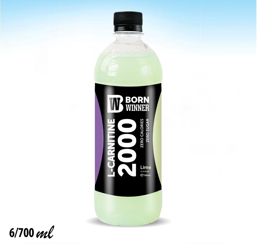 مشروب بورن وينير الكارنتين بالليمون بدون سكر وبدون كالوريز 700 مل