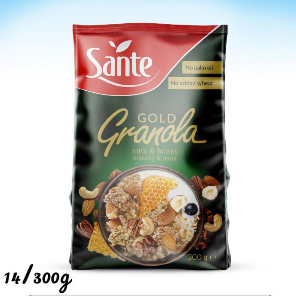سانتي جرانولا جولد بالعسل والمكسرات 300غم