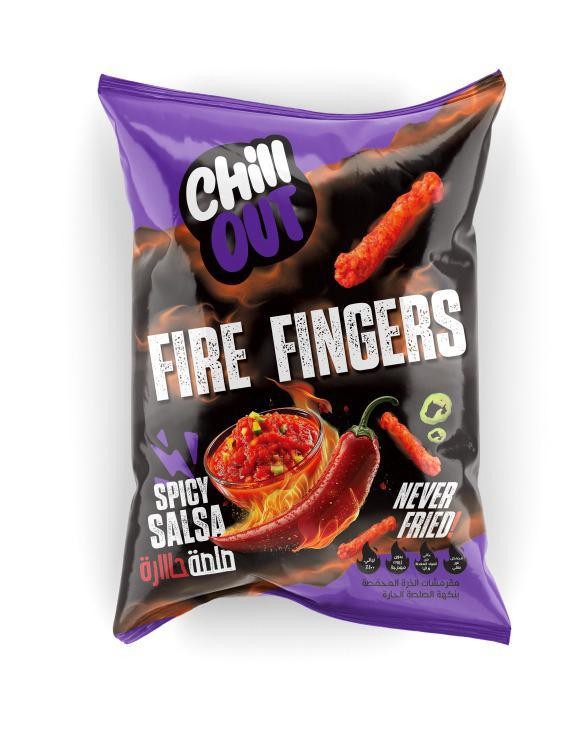 شيل اوت بطعم الصلصة الحارة 60 غم