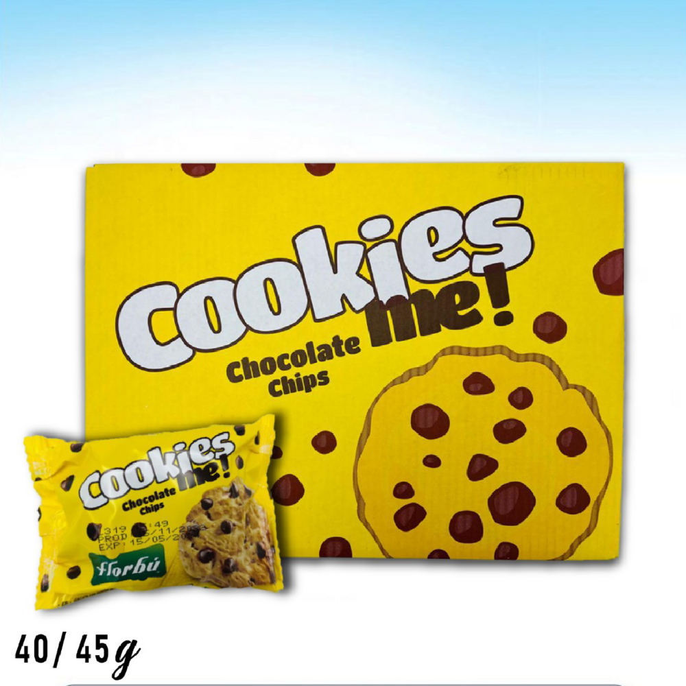 كوكيز فلوربو بحبيبات الشوكولاتة 45 غم