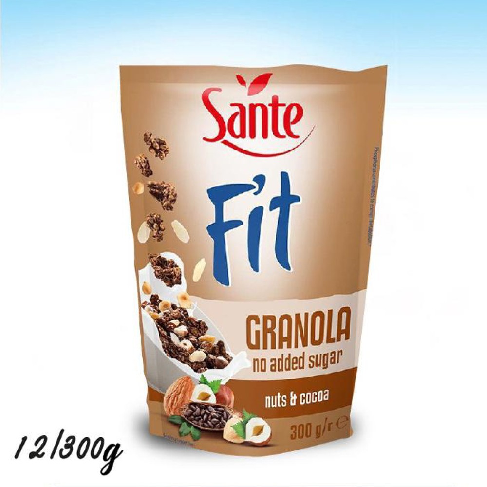 سانتي فت جرانولا بالكاكاو والمكسرات بدون سكر 300غم