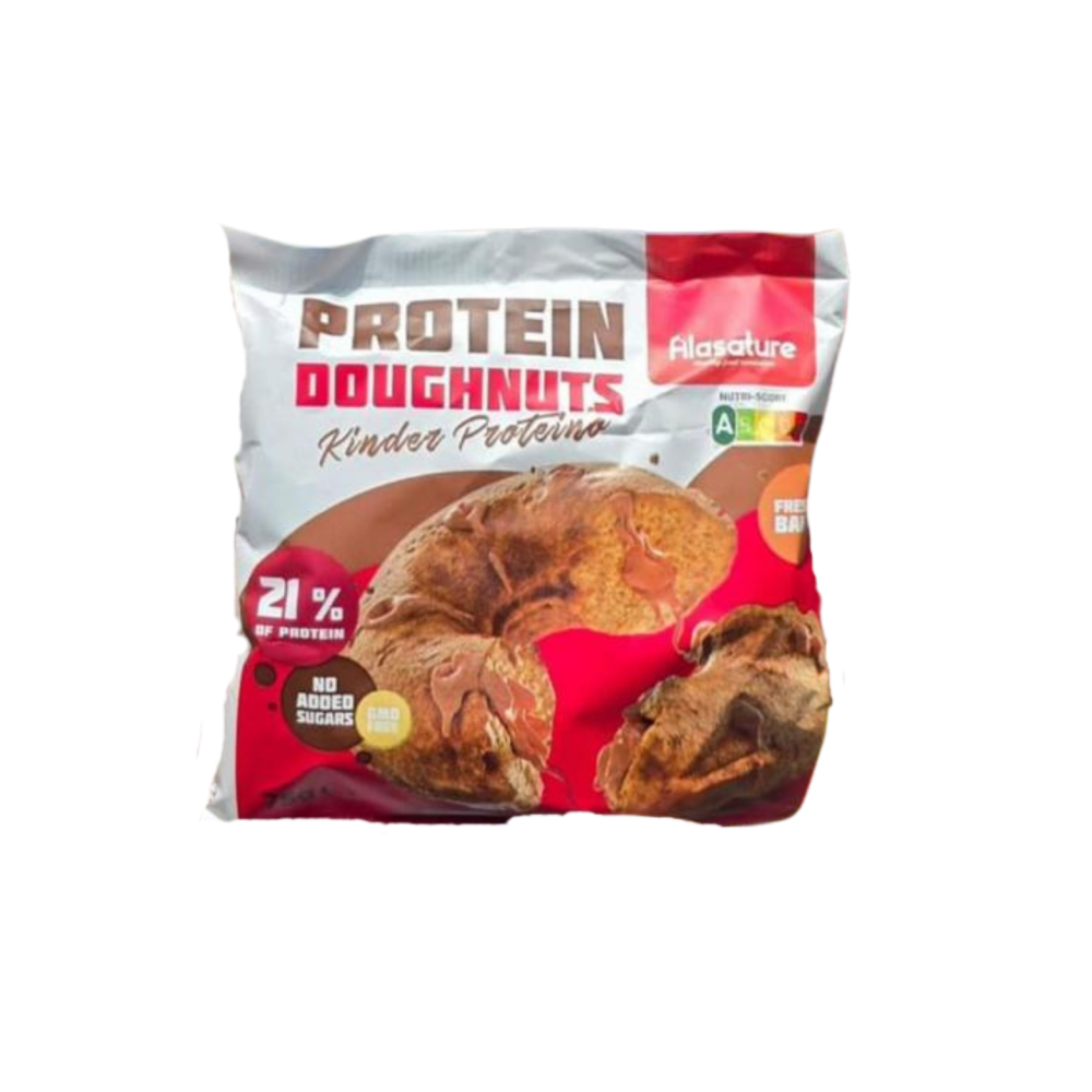 دونات بحشوة الكيندر 21 غم بروتين بدون سكر 75غم