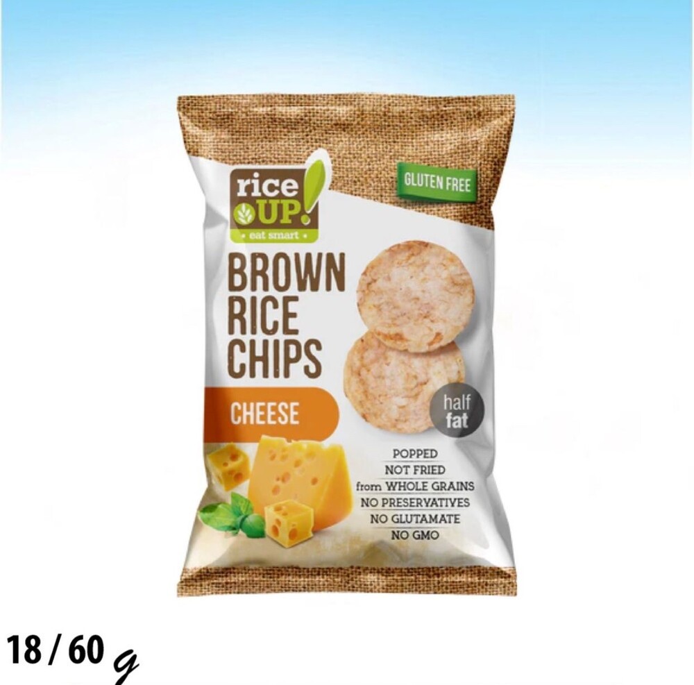 رايز شيبس بالجبنة بدون جلوتين 60غم