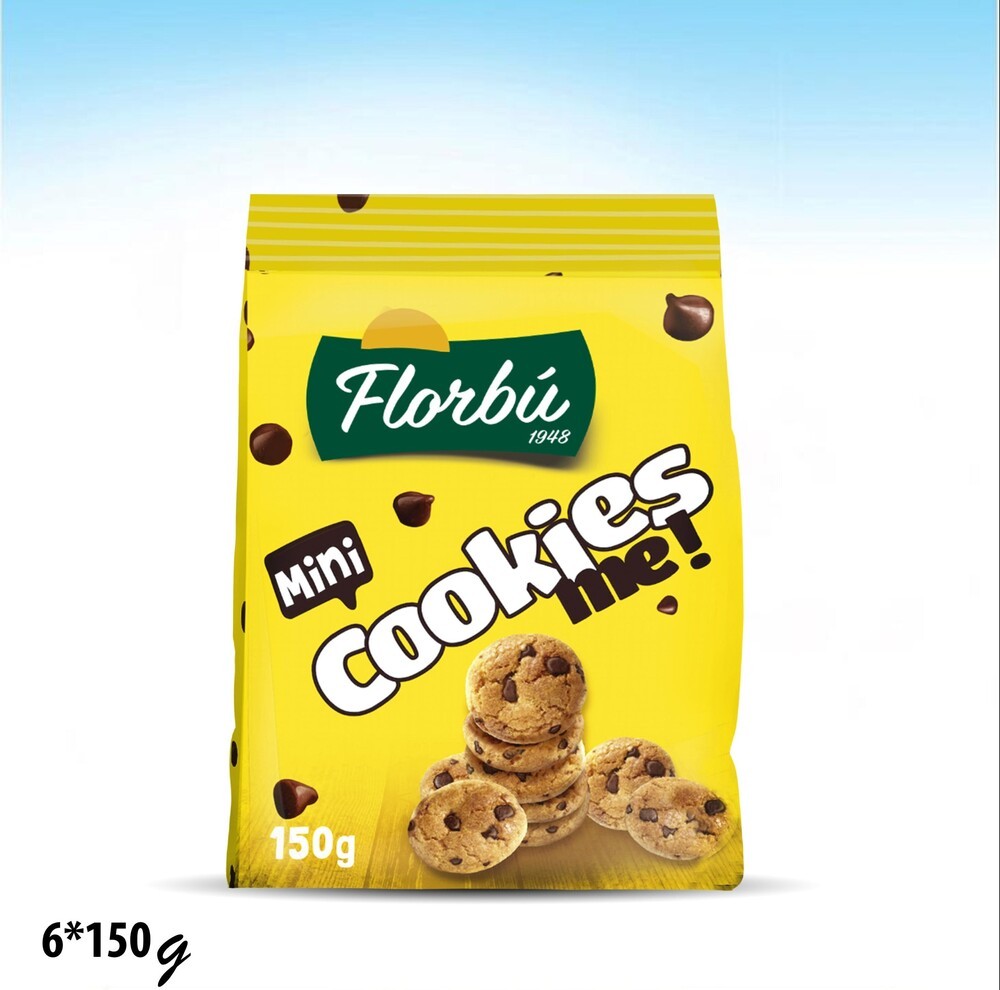 ميني كوكيز فلوربو بحبيبات الشوكولاتة 150غم