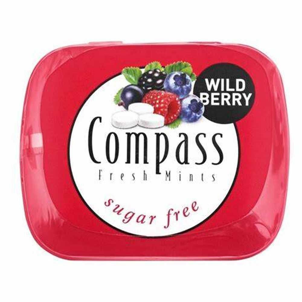 ملبس بطعم النعنع 14غم بدون سكر compass