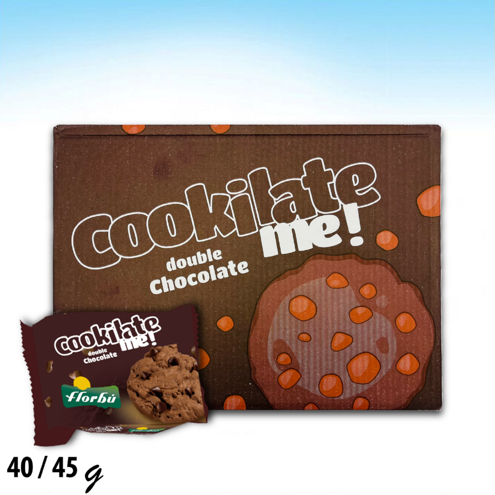 كوكيز فلوربو بالكاكاو والشوكولاتة 45غم